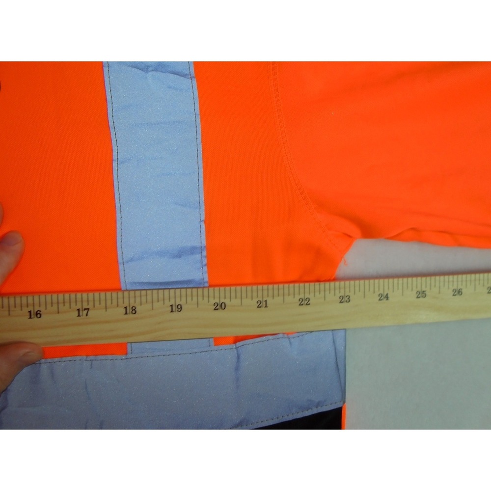Kishigo High Visibility Hooded Sweatshirt Class 3 Safety Hoodie Orange Size L - Picture 6 of 12